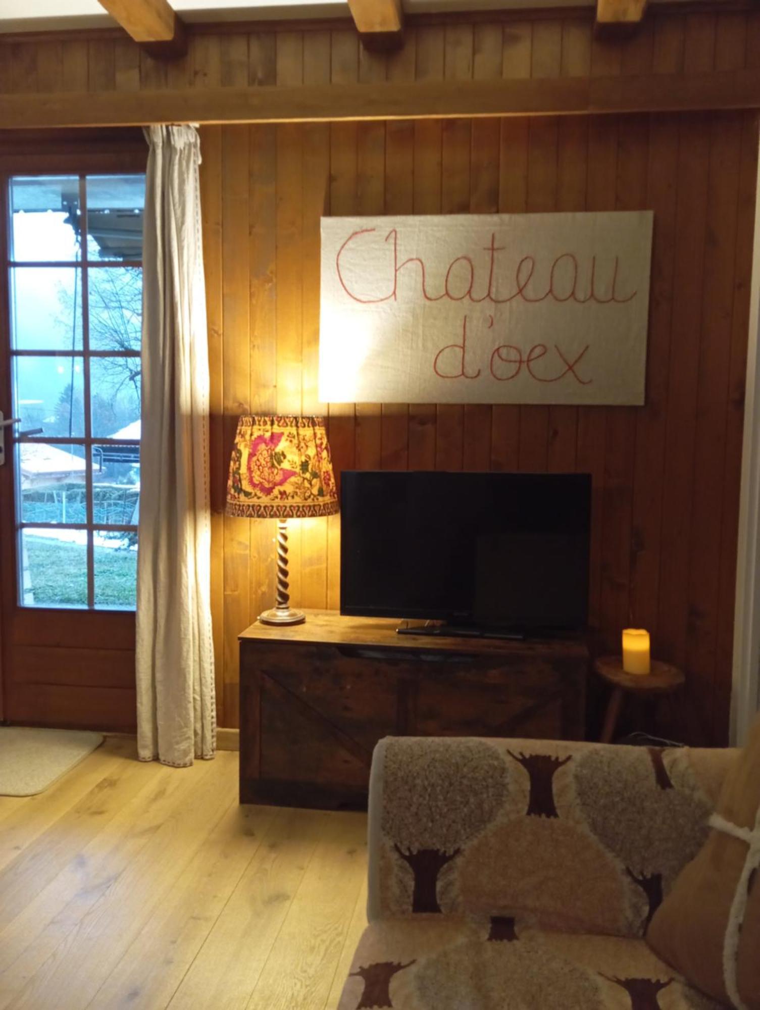 Cozy Apartment In The Heart Of The Alps Chateau-d'Oex Exterior foto